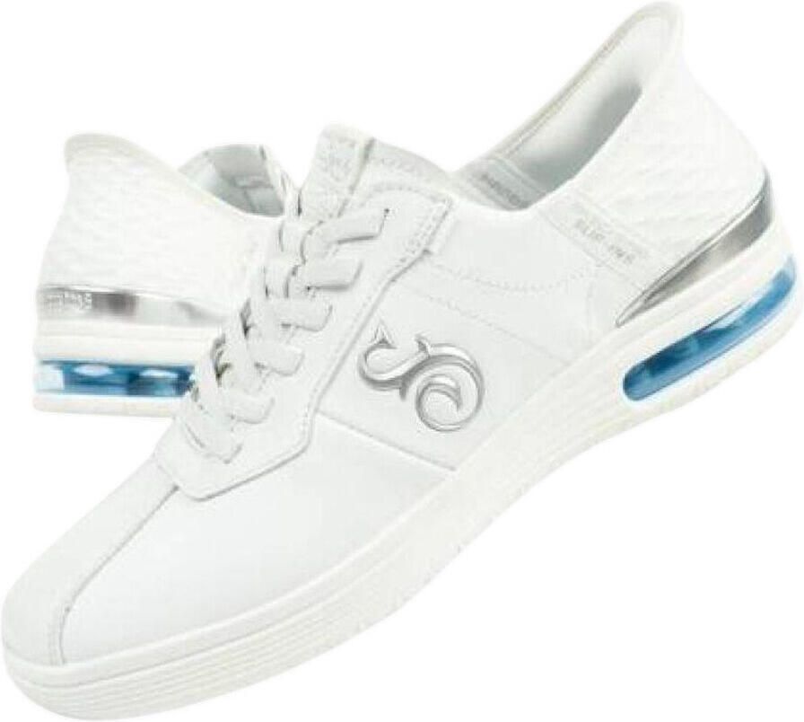 Skechers Instappers Baskets 251027 WHT cuir écologique