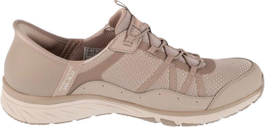 Skechers Slip-ins: Gratis Sport Leisurely Vrouwen Beige Sneakers