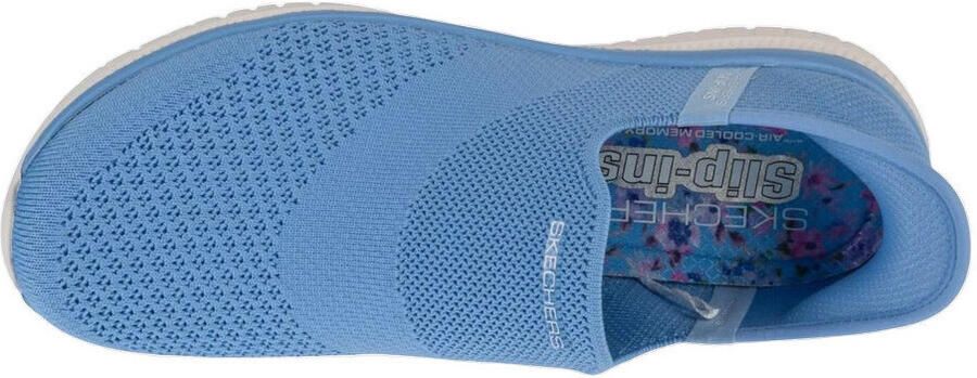Skechers Slip-on sneakers VIRTUE-SLEEK slipper vrijetijdsschoen met gewatteerd heel-pillow hielkussen - Foto 4