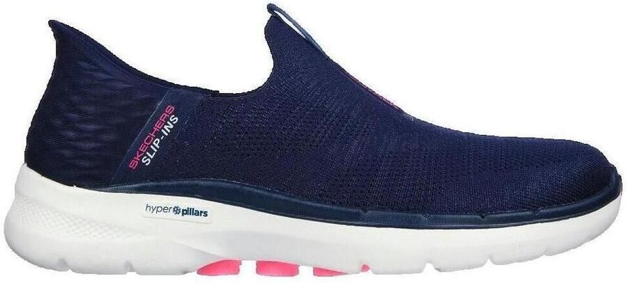 Skechers Go Walk 6 Fabulous View 124569-NVY Vrouwen Marineblauw Sneakers Sportschoenen - Foto 2