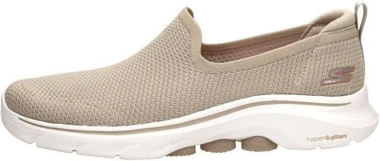 Skechers Go Walk 7 Slip On Instappers beige Sneakers Dames - Foto 5