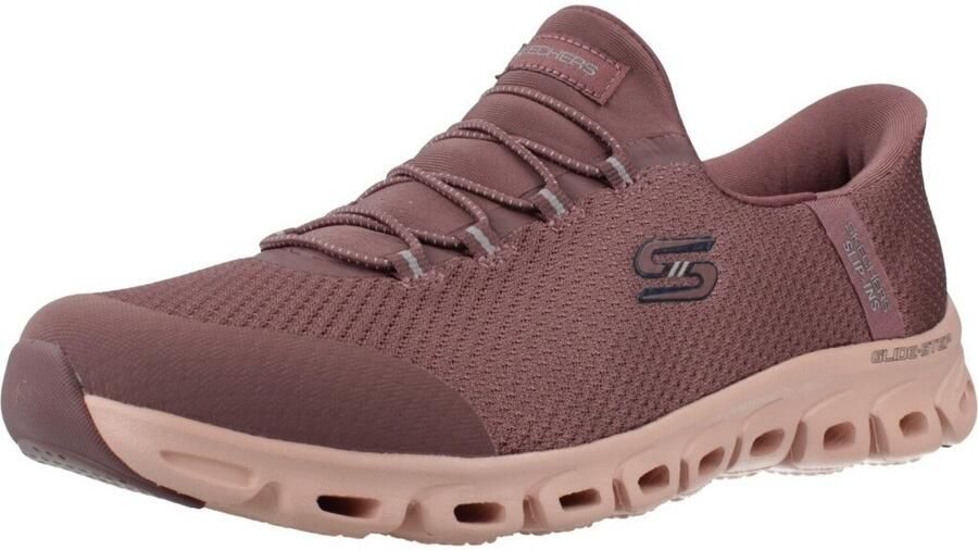 Skechers Slip-Ins Glide Step Vibey bordeauxrode pantoffels - Foto 3