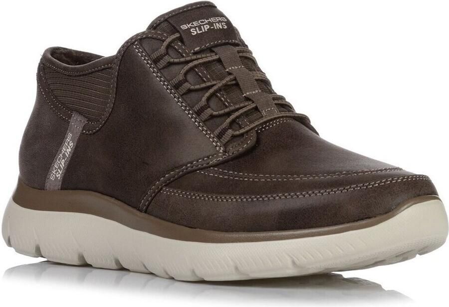 Skechers Slip-ins: Summits Siegul suède heren sneakers bruin Extra comfort Memory Foam - Foto 9