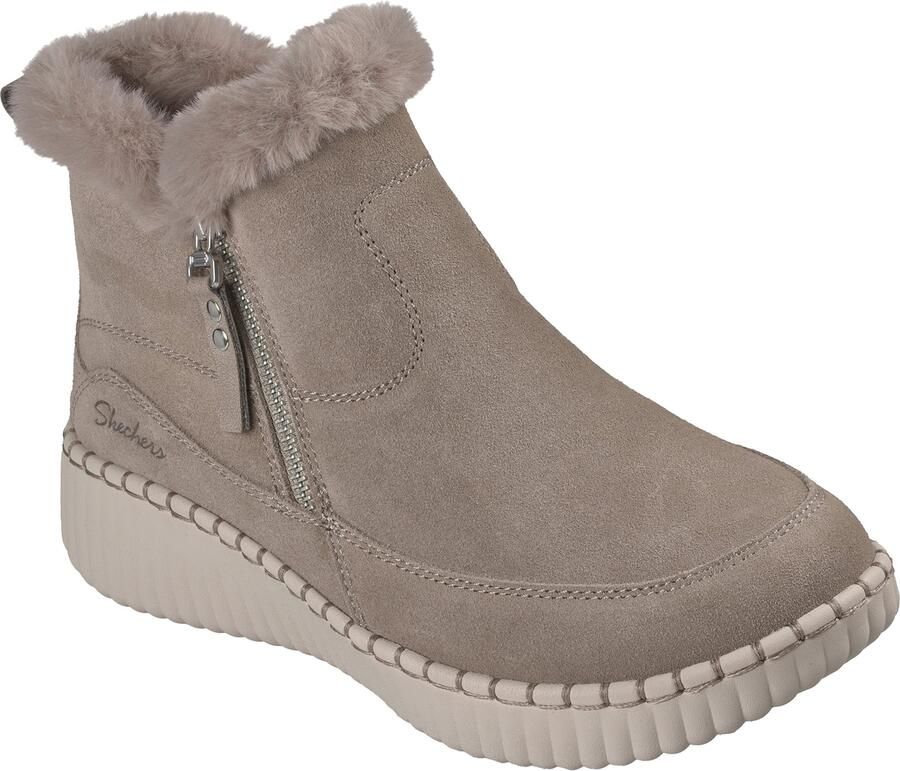 Skechers WILSHIRE BLVD FRESH ZIP Dames Instappers Taupe - Foto 2