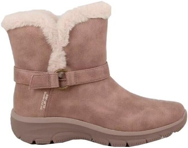 Skechers Leren instappers Relaxed Fit Easy Going Dreamers Luxe Vibes bruine leren instappers - Foto 4