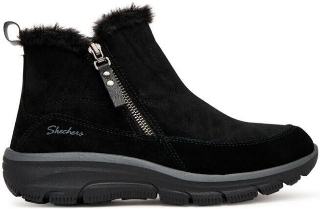 Skechers Easy Going High Zip 2 168042-BBK Vrouwen Zwart Laarzen Sneeuw