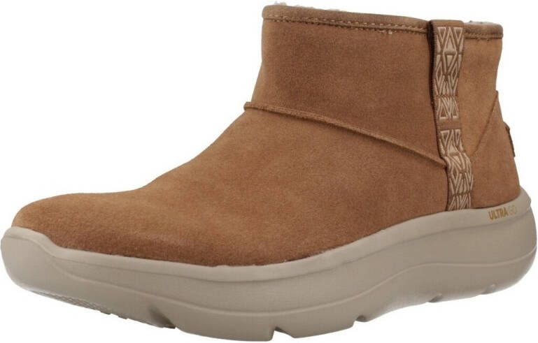 Skechers On The Go Encore suede dames laarsjes Bruin Echt leer Uitneembare zool - Foto 4