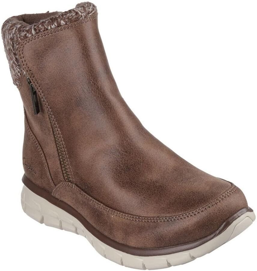 Skechers Lovely Collab Vegan Gebreide Enkellaars Brown Dames - Foto 12