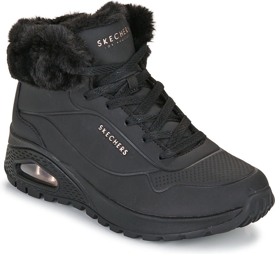 Skechers Uno Rugged Veterboots Zwart - Foto 2