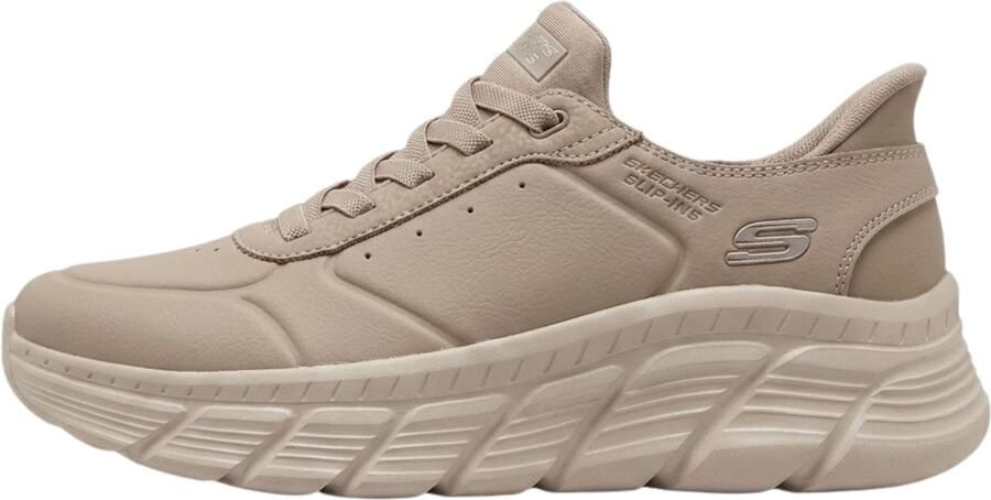 Skechers Dames Slip Ins Sneakers Hands Free Taupe - Foto 2