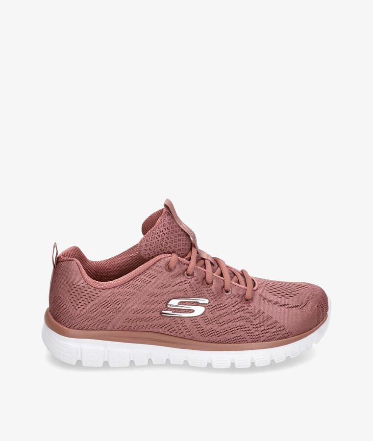 Skechers Textiele Sneakers voor Dames Pink Dames - Foto 5