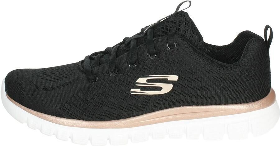 Skechers Graceful-Get Connected 12615-BKGD Vrouwen Zwart Sneakers Sportschoenen - Foto 5
