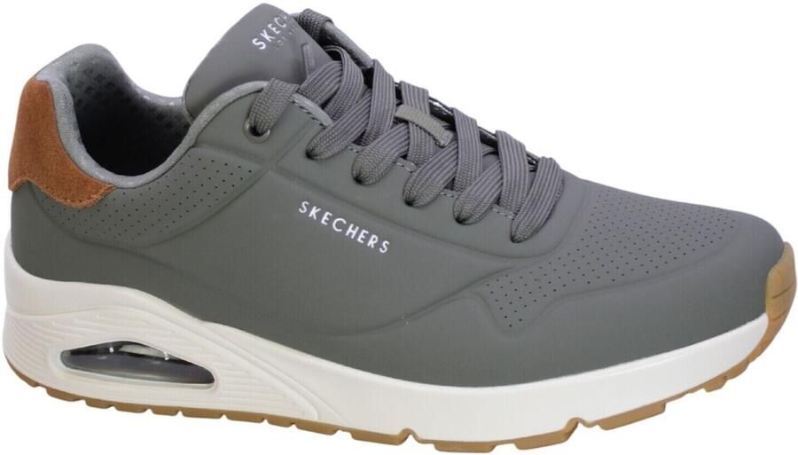 Skechers Sneakers UNO-SUITED ON AIR vrijetijdsschoen lage schoen veterschoen met modieuze sleehak - Foto 10