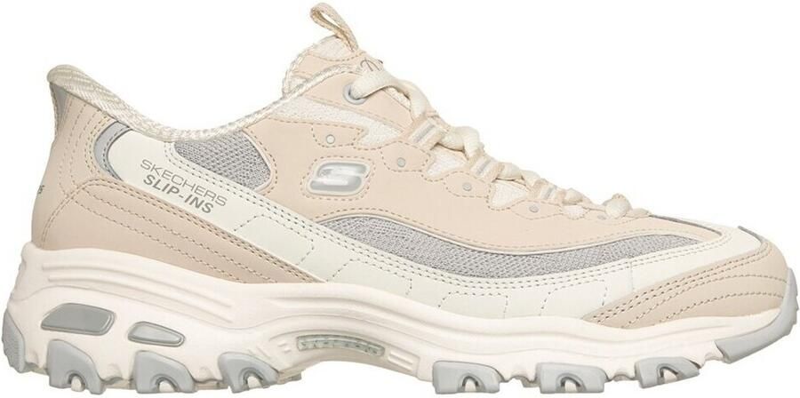 Skechers D LITES-SMOOTH NOSTALGIA Dames Instappers Naturel - Foto 5