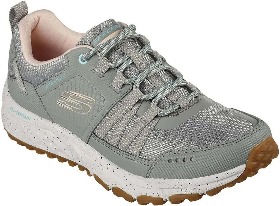 Skechers Dames Leren Textiel Sneakers Green Dames - Foto 3