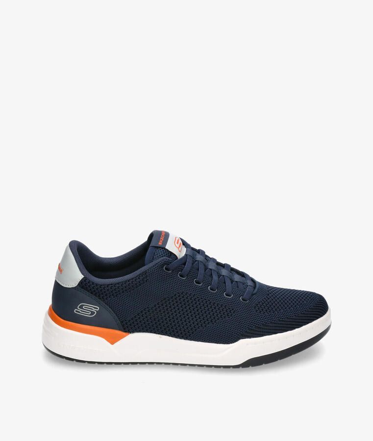 Skechers Comfortabele Casual Sneaker met Memory Foam Blue Heren - Foto 3
