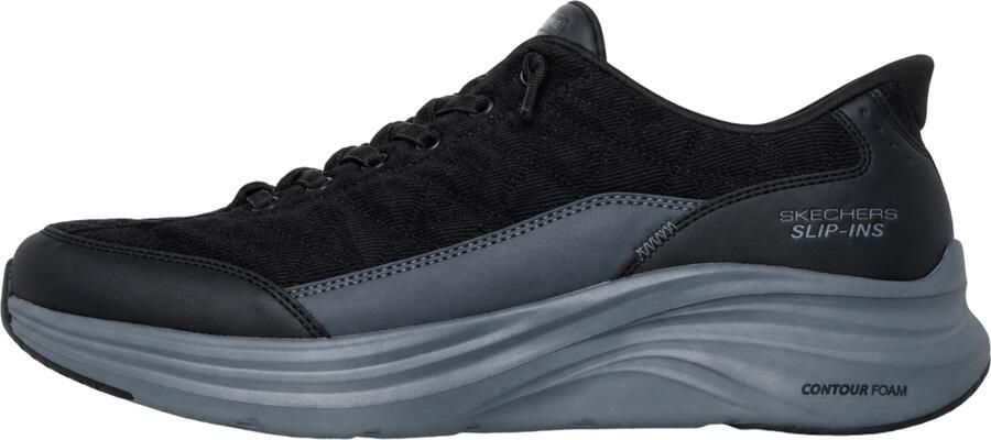 Skechers CONTOUR FOAM-CORDELUX Heren Instappers Zwart Charcoal - Foto 2
