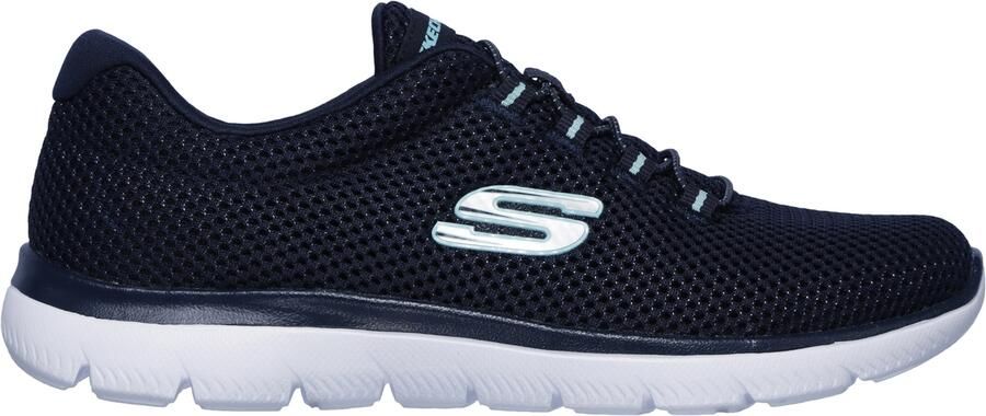 Skechers Slip-on sneakers Summits Slipper vrijetijdsschoen comfortschoen met gepolsterde schacht - Foto 4