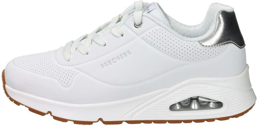 Skechers Kinder Uno Gen1 Shimmer Away Sneakers 310545L WSL Wit Zilver - Foto 3