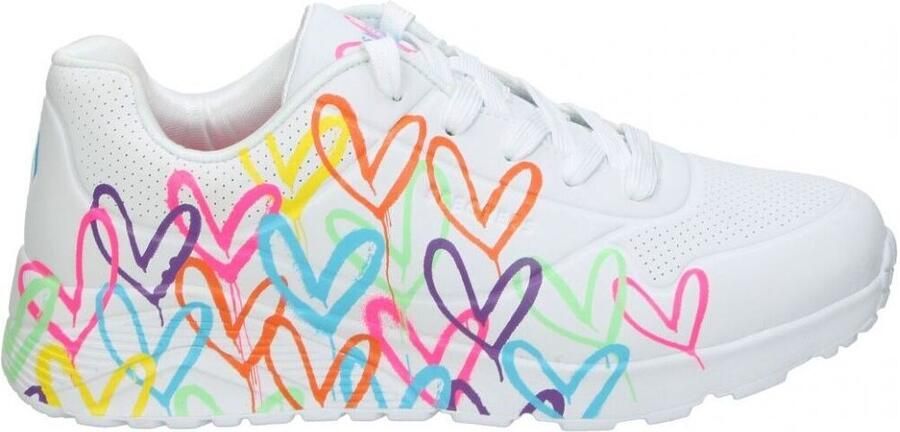Skechers X JGoldcrown Uno Highlight Love Sneakers Dames Wit - Foto 8