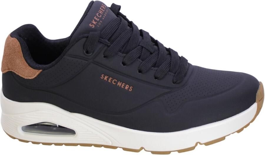 Skechers Sneakers UNO-SUITED ON AIR vrijetijdsschoen lage schoen veterschoen met modieuze sleehak - Foto 17