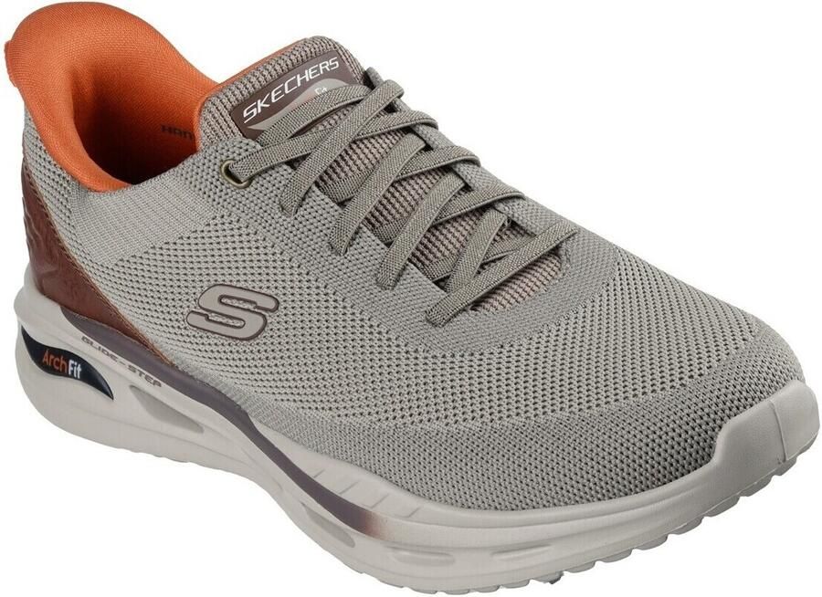 Skechers ARCH FIT ORVAN KINCADE Heren Instappers Taupe - Foto 8