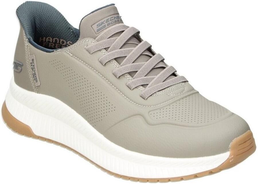 Skechers Slip-ins: Bobs Squad 4 heren sneakers Beige Extra comfort Memory Foam - Foto 4