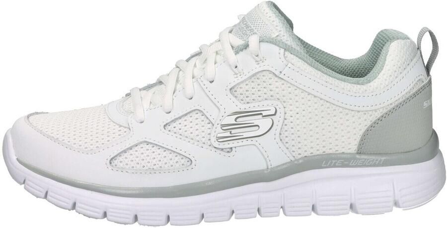 Skechers Heren Burns Agoura Sneakers 52635 WGY Wit Grijs