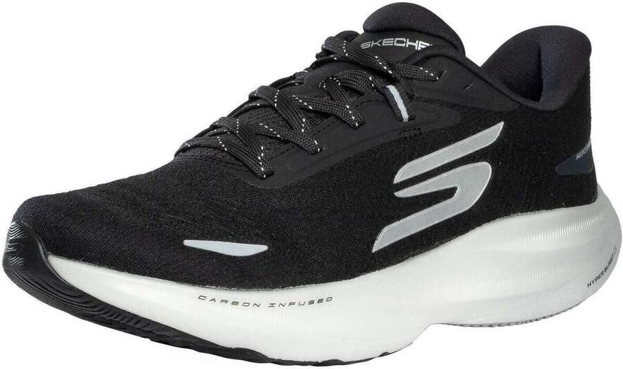 Skechers Go Run Ride 12 Heren Sportschoenen Zwart - Foto 2