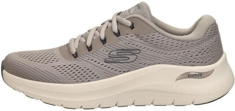 Skechers Comfortabele Vegan Mesh Sneaker Beige Heren - Foto 5