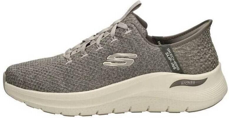 Skechers Hands Free Slip-Ins Arch Fit Summit heren sneaker Taupe - Foto 4