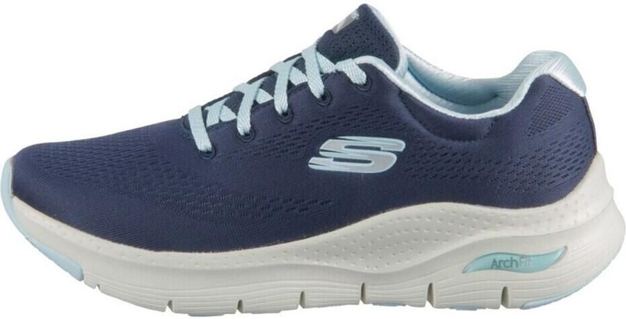 Skechers Arch Fit Big Appeal Dames Sneakers Navy Light Blue - Foto 5