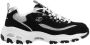 Skechers D'Lites Roam Around 13150-BKW Vrouwen Zwart Sneakers Sportschoenen - Thumbnail 2