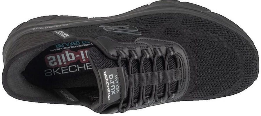 Skechers Slip-ins: D'Lux Walker 2.0 Rezinate Mannen Zwart Sneakers - Foto 4