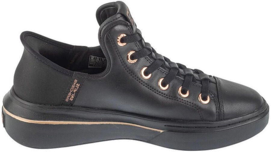 Skechers Lage Sneakers Baskets SLIP-INS W cuir naturel de haute qualité