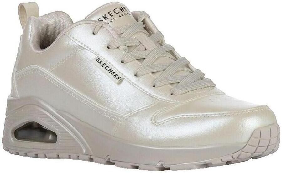 Skechers Lage Sneakers Baskets Uno Galactic Gal crème - Foto 3