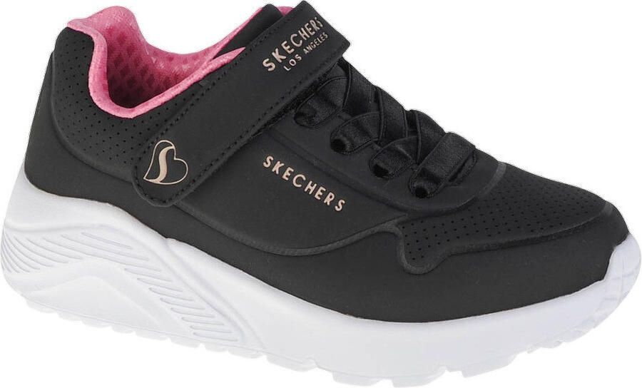 Skechers Lage Sneakers Baskets Uno Lite noir rose gold - Foto 5