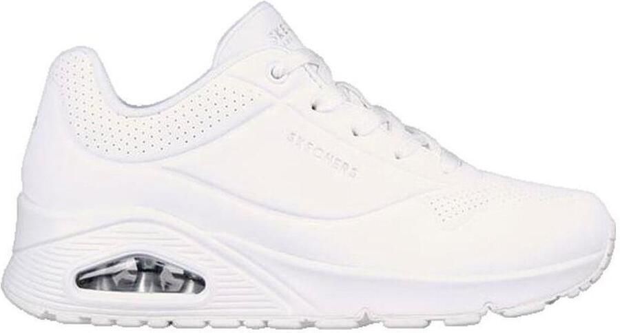 Skechers Lage Sneakers Baskets Uno Stand On Air blanc