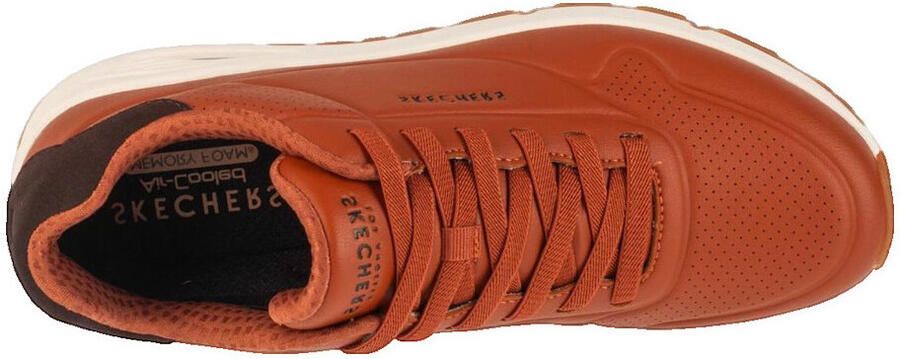 SKECHERS Sneakers laag 'UNO TAILORED AIR' kastanjebruin chocoladebruin - Foto 7