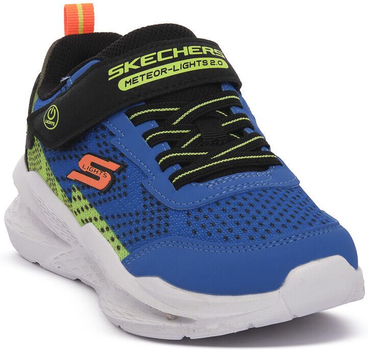 Skechers Meteor-Lights 2.0 sneakers blauw Uitneembare zool - Foto 3