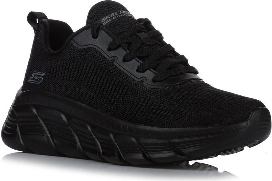 Skechers BOBS B FLEX HI FLYING HI Sneakers Platform Dames Zwart 117385 BBK - Foto 3