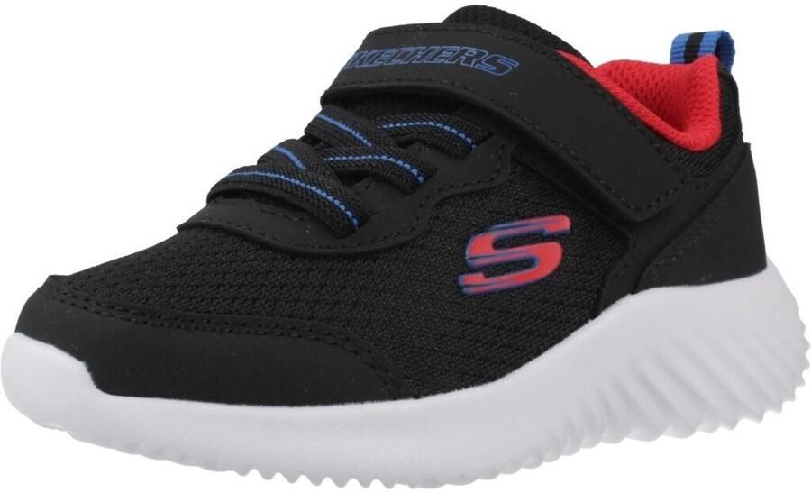 Skechers Bounder kinder sneakers zwart rood Uitneembare zool - Foto 2