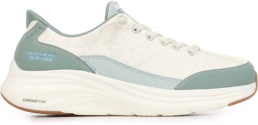 Skechers Slip-ins: Counter Foam dames sneakers groen wit Extra comfort Memory Foam - Foto 5