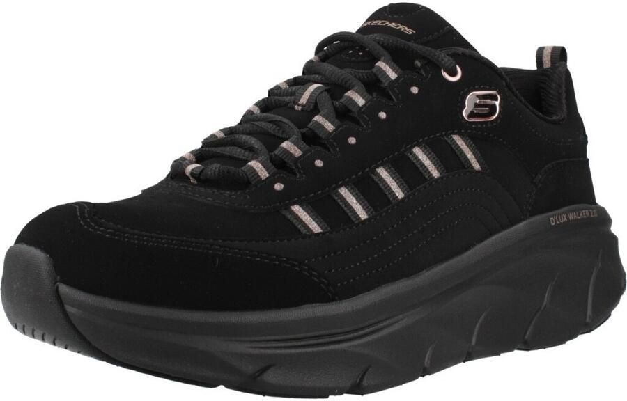 Skechers D'Lux Walker 2.0-Golden Step Dames Sneakers Zwart Roségoud - Foto 3