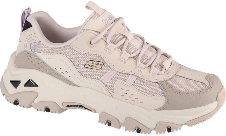 Skechers D'Lites Hiker Vrouwen Beige Sportschoenen Sneakers - Foto 7