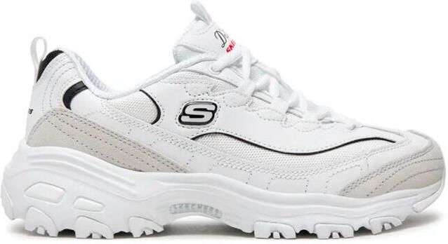 Skechers D'Lites New Heat Dames Sneakers Wit Zwart - Foto 5
