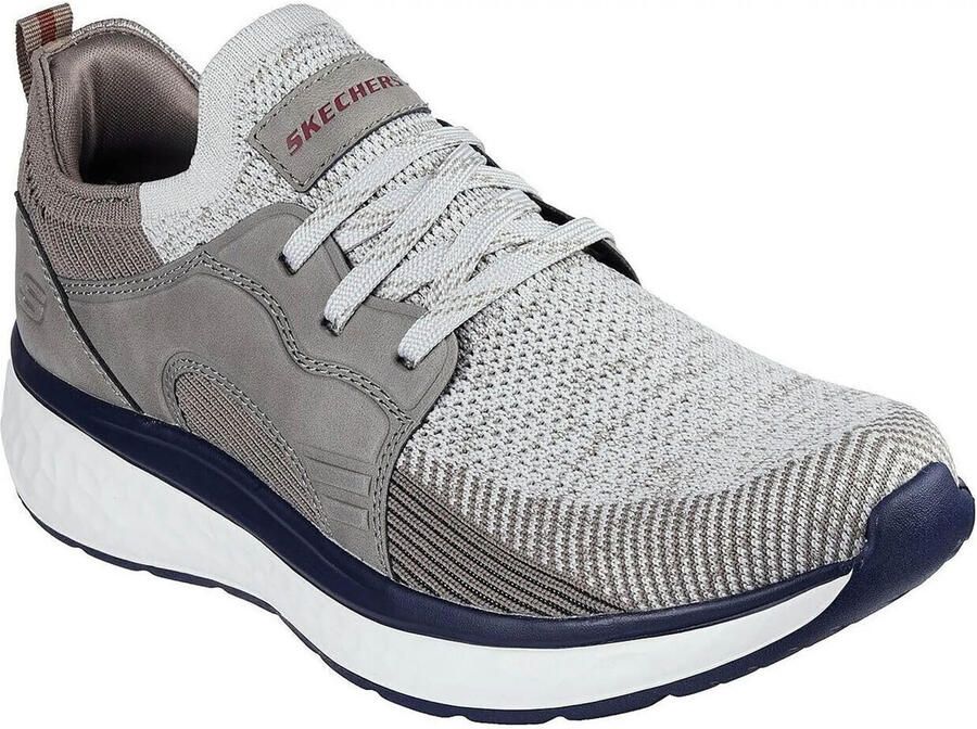 Skechers Lancer Dalton Heren Schoen Grijs Knit Doos Zonder Deksel - Foto 2