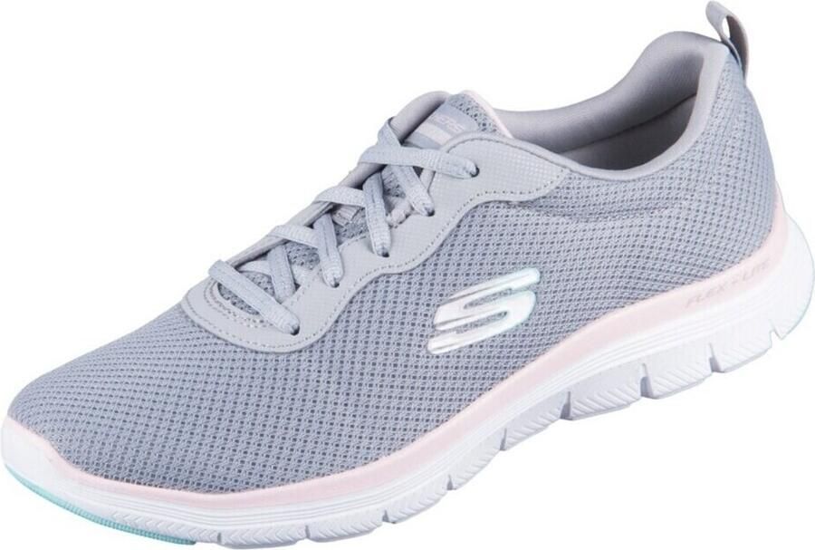 Skechers Flex Appeal 4.0 Brilliant V Sneakers Grijs Dames - Foto 6