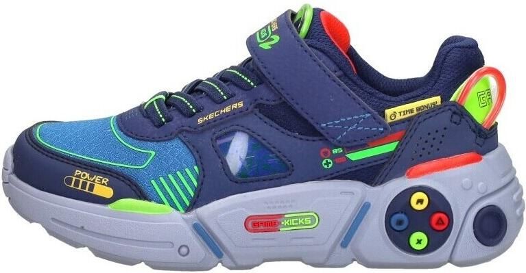 Skechers Game Kicks: Gametronix 2.0 Klittenband Laag Sneakers Unisex Blauw - Foto 4