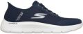 Skechers Lage Sneakers Go walk flex netro - Blauw